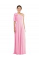 Fournisseurs de Barely Rose Trompette Mousseline Longue Robes demoiselle d'honneur