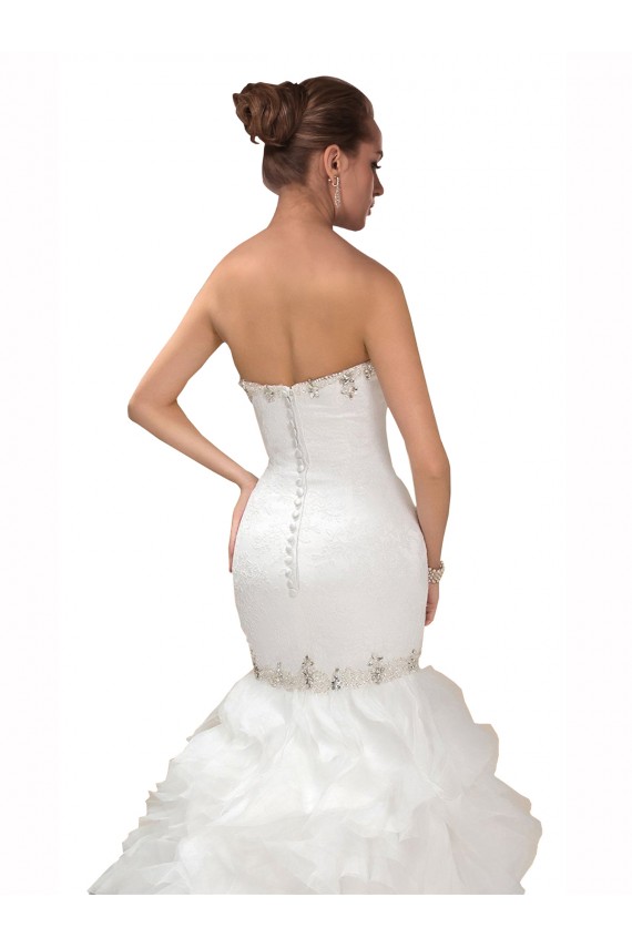 Fournisseurs de Blanc Sirène Tulle Robes de mariée