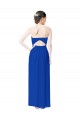 Fournisseurs de Bleu roi Fourreau Mousseline Longue Robes demoiselle d'honneur