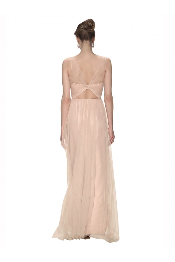 Fournisseurs de Blush 95 Fourreau Illusion Tulle Longue Robes demoiselle d'honneur