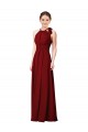 Fournisseurs de Bordeaux Fourreau Licou Mousseline Longue Robes demoiselle d'honneur