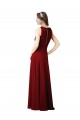 Fournisseurs de Bordeaux Fourreau Licou Mousseline Longue Robes demoiselle d'honneur