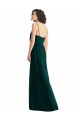 Fournisseurs de Evergreen Trapèze Col V Mousseline Longue Robes demoiselle d'honneur