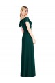 Fournisseurs de Evergreen Trompette Bretelles spaghetti Mousseline Longue Robes demoiselle d'honneur