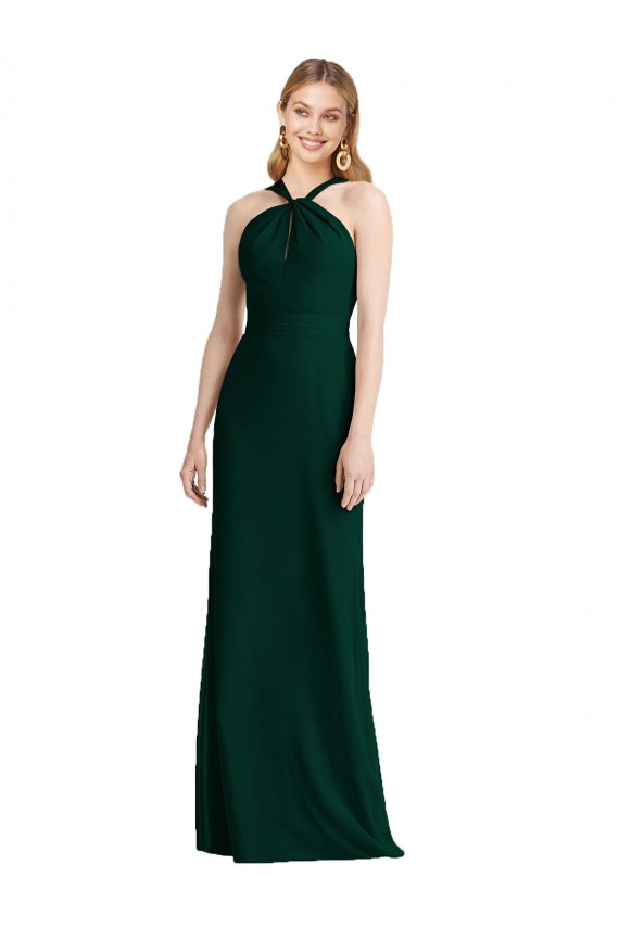 Fournisseurs de Evergreen Trompette Licou Mousseline Longue Robes demoiselle d'honneur