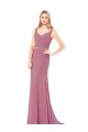 Fournisseurs de Fourreau Col Haut Mousseline Longue Robes demoiselle d'honneur / Robes de bal