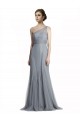 Fournisseurs de Gris ardoise Sirène Tulle Longue Robes demoiselle d'honneur