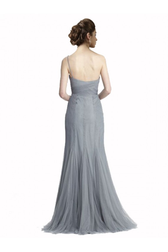 Fournisseurs de Gris ardoise Sirène Tulle Longue Robes demoiselle d'honneur