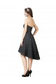 Fournisseurs de Gris ardoise Trapèze Dentelle Courte Asymétrique Robes demoiselle d'honneur / Robes de cocktail