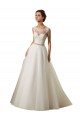 Fournisseurs de Ivoire Princesse Illusion Tulle Dentelle Robes de mariée