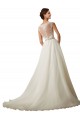 Fournisseurs de Ivoire Princesse Illusion Tulle Dentelle Robes de mariée