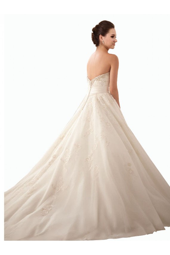 Fournisseurs de Ivoire Princesse Satiné Tulle Dentelle Robes de mariée