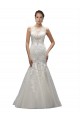 Fournisseurs de Ivoire Sirène Illusion Balayage train Tulle Dentelle Robes de mariée