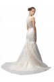 Fournisseurs de Ivoire Sirène Illusion Balayage train Tulle Dentelle Robes de mariée