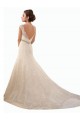 Fournisseurs de Ivoire Sirène Illusion Tulle Dentelle Robes de mariée