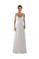 Fournisseurs de Ivoire Trapèze Mousseline Classique Boho Robes de mariée