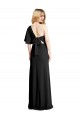 Fournisseurs de Noir Fourreau Crêpe Stretch Longue Formelles Robes demoiselle d'honneur / Robes de soirée / Robes de bal