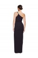 Fournisseurs de Noir Fourreau Sans bretelle Crêpe Stretch Longue Formelles Robes demoiselle d'honneur / Robes de soirée / Robes de bal