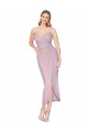 Fournisseurs de Primevère Sirène Bretelles spaghetti Mousseline Courte Asymétrique Robes demoiselle d'honneur / Robes de bal / Robes de cocktail