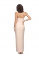 Fournisseurs de Fourreau Sans bretelle Crêpe Stretch Longue Robes demoiselle d'honneur / Robes de bal
