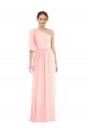 Fournisseurs de Rose Trapèze Mousseline Longue Robes demoiselle d'honneur