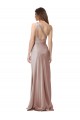 Fournisseurs de Rose poussiéreux Fourreau Satiné Stretch Longue Formelles Robes demoiselle d'honneur / Robes de soirée / Robes de bal