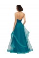 Fournisseurs de Turquoise Trapèze Sans bretelle Tulle Longue Robes demoiselle d'honneur
