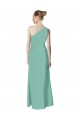 Fournisseurs de Vert de jade Trapèze Mousseline Longue Robes demoiselle d'honneur