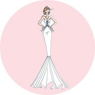Fournisseurs de Sirène Robes de mariée